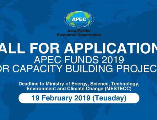CALL FOR APPLICATIONS – APEC FUNDS 2019 FOR CAPACITY BUILDING PROJECTS