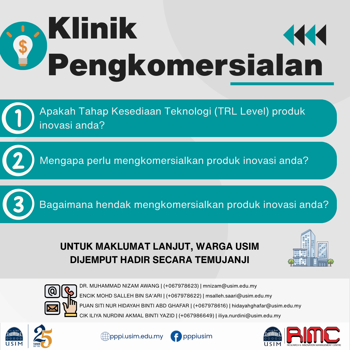 KLINIK PENGKOMERSIALAN